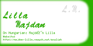 lilla majdan business card